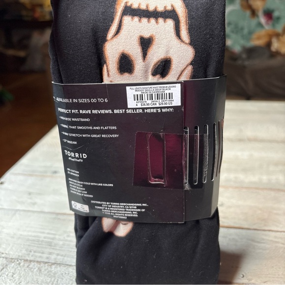 (Sold)  Full Length Signature Waist Premium Moody Skulls Leggings  4X (26) - Picture 10 of 12